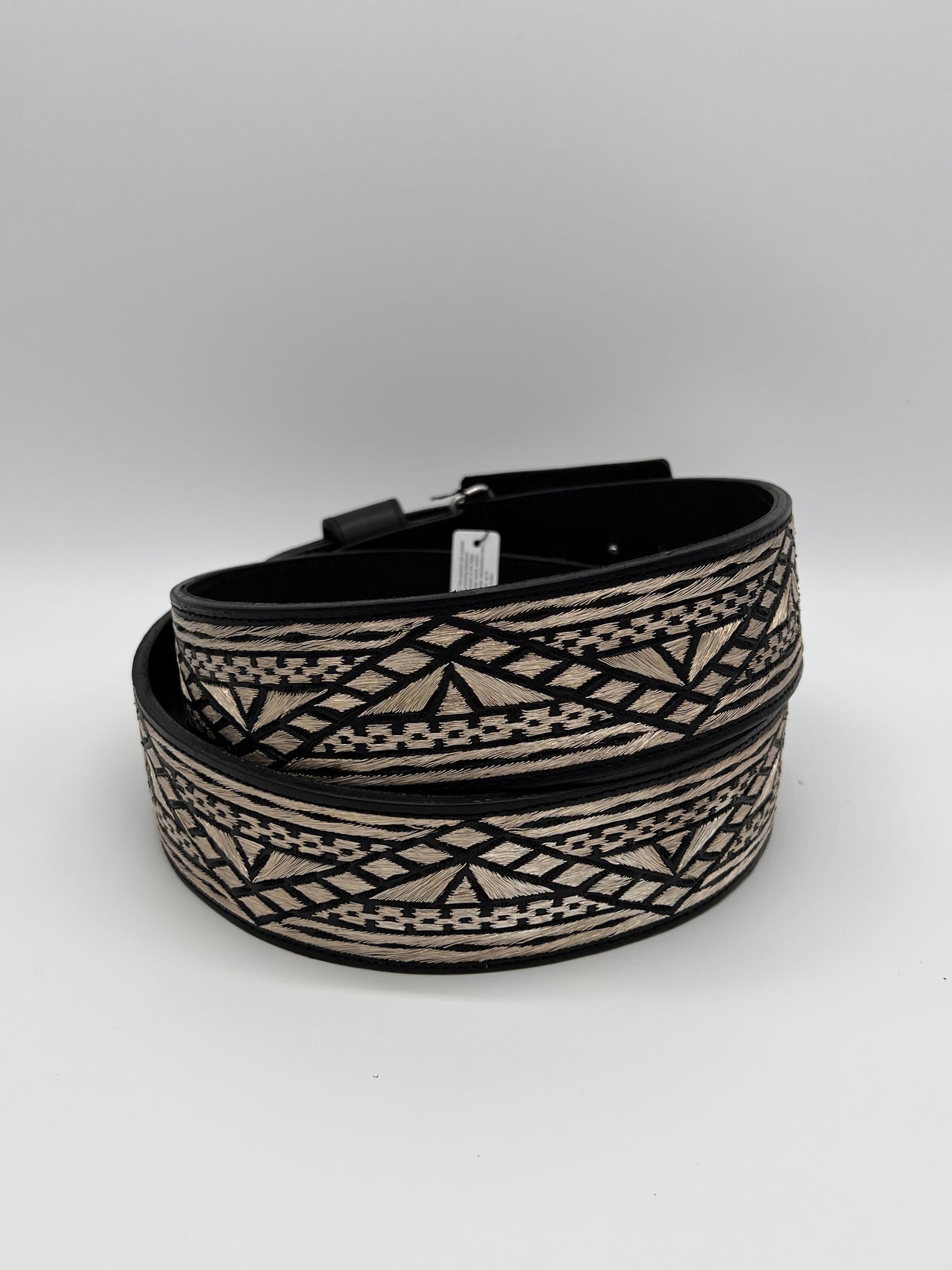 CINTO CHARRO BORDADO MENS EMBROIDERED WESTERN BELT. PITIADO STYLE