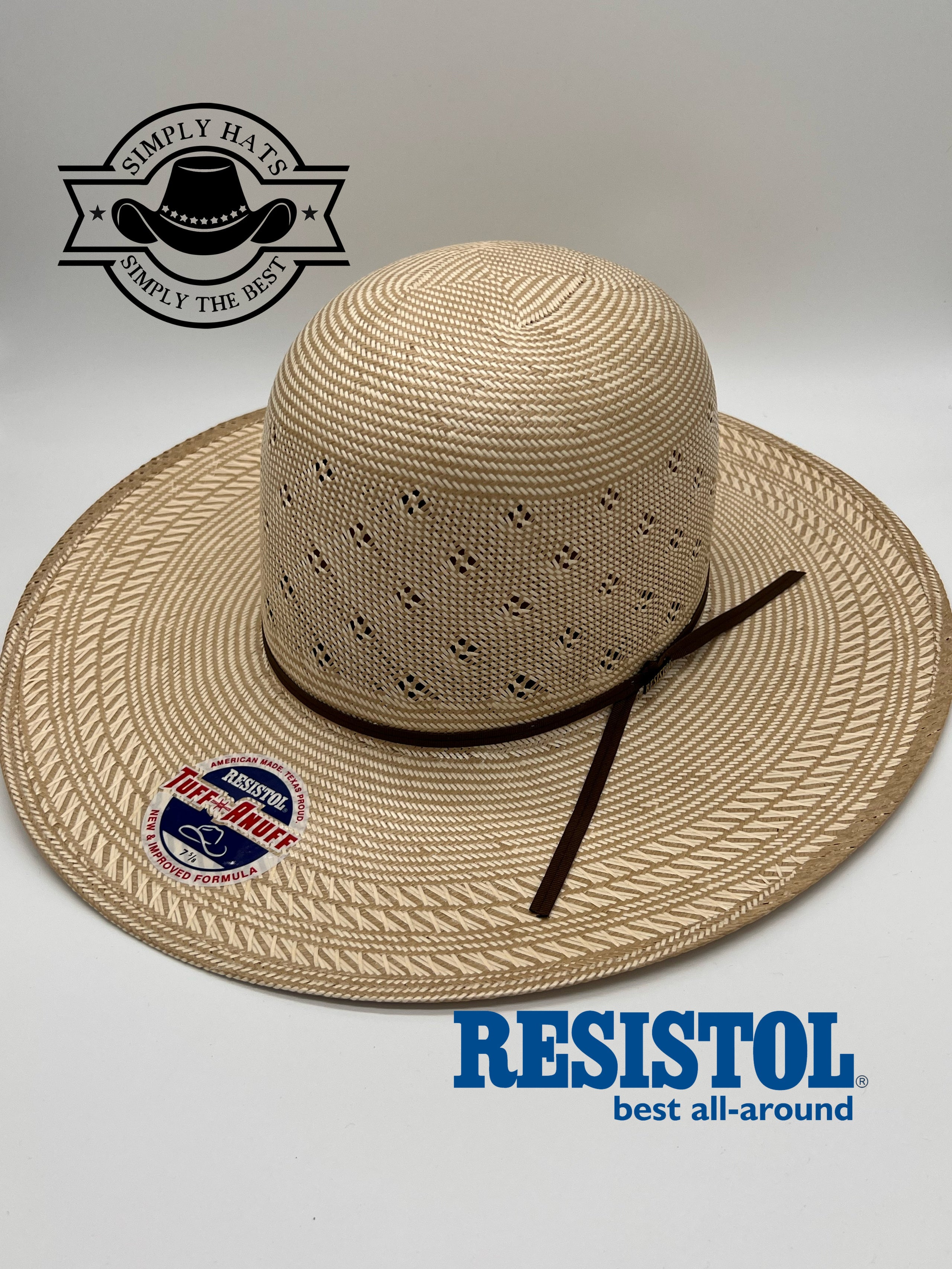 20x "Conley" Resistol Open Crown Natural/Tan Simply Hats